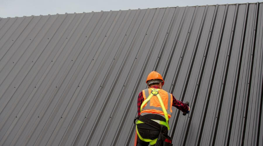 Professional metal roof installation services in Dewitt, MI